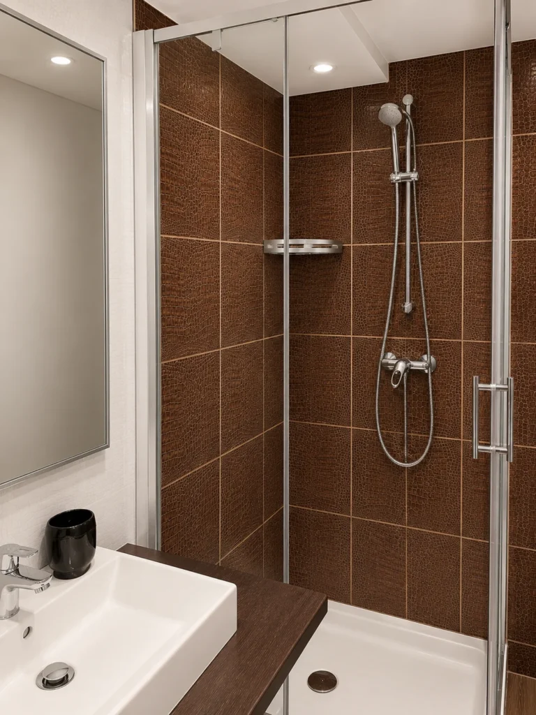 Deuxième salle de bain avec douche à l'italienne – Grand Loft 3 Espaces, Carré d'Or Nice